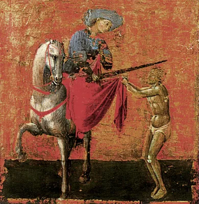 Saint Martin et le pauvre, Sassetta, 