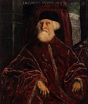 Retrato de procurador Jacopo Soranzo, 1550, Tintoretto