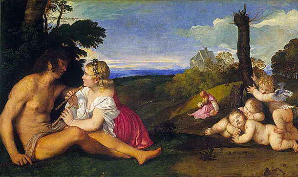 Las tres edades del hombre, 1511/1512, Tiziano