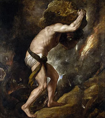 Sísifo, 1549, Tiziano