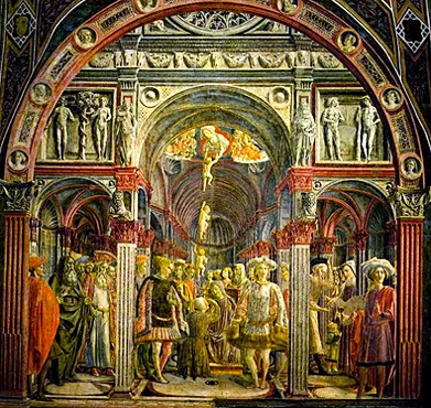 Sueño de la madre del Beato Sorore, 1440, Il Vecchietta