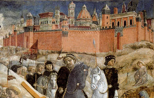 Subida al Calvario, 1450 , Il Vecchietta