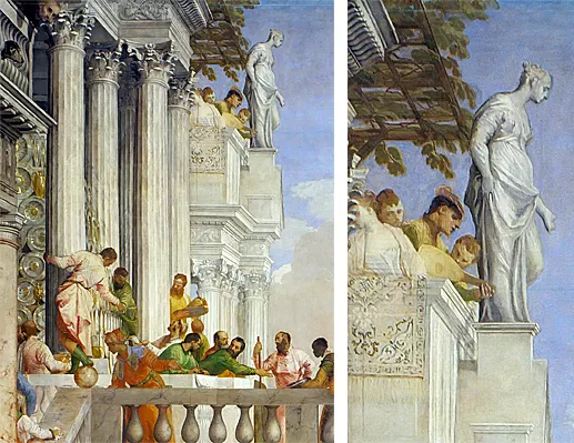 Las bodas de Caná, detalle, Paolo Veronese