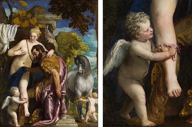 Marte y Venus unidos por Amor, 1570, Veronese