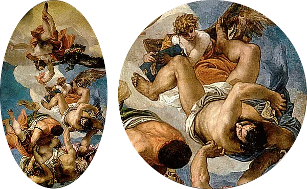Jupiter chassant les Vices, 1554-1566, Véronèse