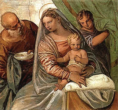 Madonna della Pappa, Paolo Veronese