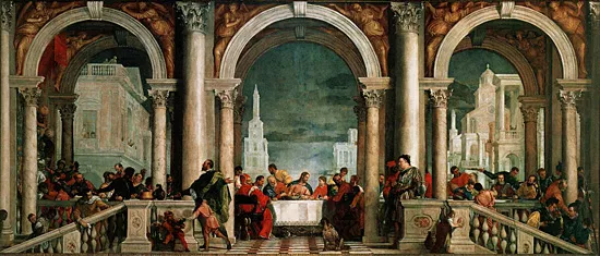 Le Repas chez Lévi, 1573, Véronèse