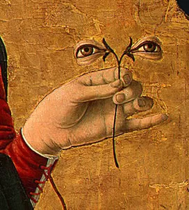 Santa Lucía (políptico Griffoni), 1473, Francesco del Cossa, Washington