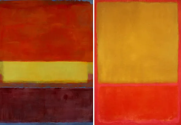 No. 9/ ; Ochre, Red on Red, Rothko