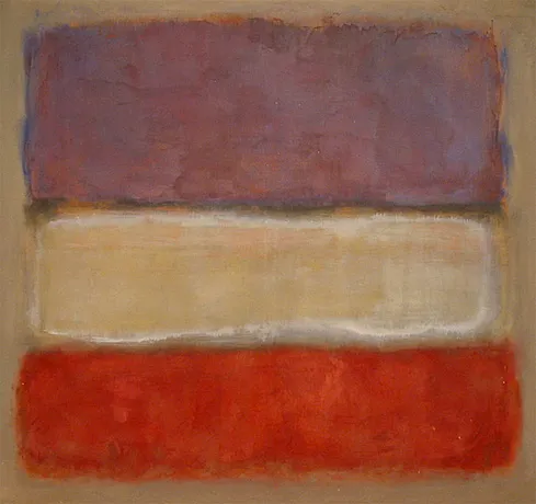 Untitled (Purple, White, and Red), Rothko