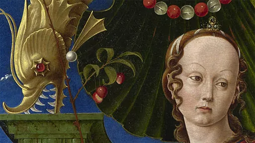 Une Muse, 1455-1460, Cosmè Tura, Londres, National Gallery