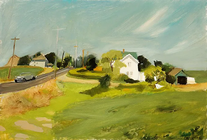 Calverton, 1954, Fairfield Porter