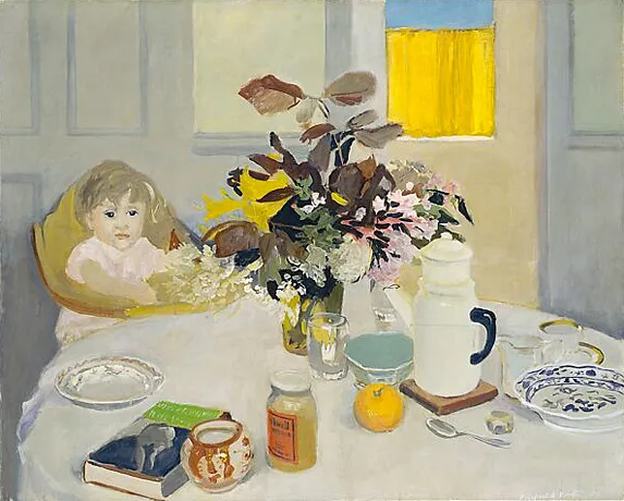 Lizzie at the Table, 1958, Fairfield Porter