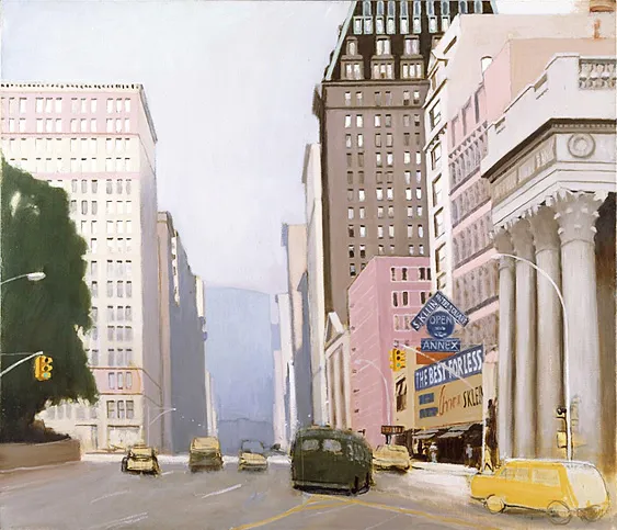 Union Square, 1975, Fairfield Porter