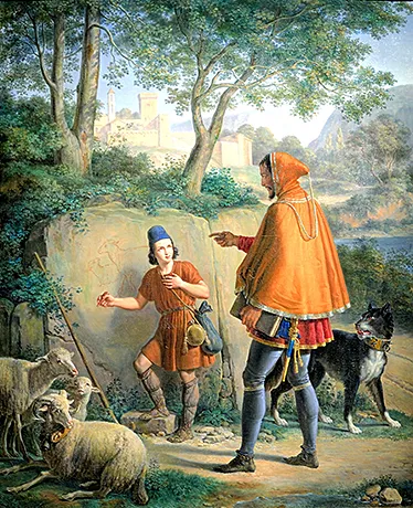 L’Enfance de Giotto, 1849, Pierre Révoil L’Enfance de Giotto, 1849, Pierre Révoil