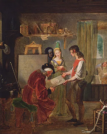 El taller de Filippo Lippi, hacia 1820, Jean-Marie Jacomin El taller de Filippo Lippi, hacia 1820,
Jean-Marie Jacomin