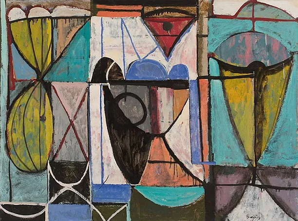 Los paracaidistas, 1944, William Baziotes Los paracaidistas, 1944, William Baziotes