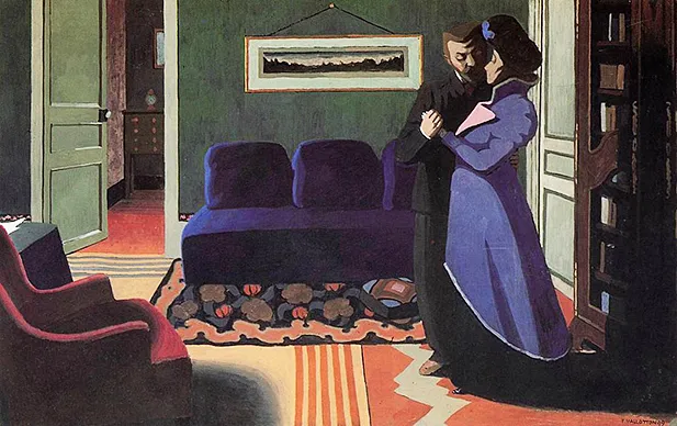 La Visita,1899, Félix Vallotton