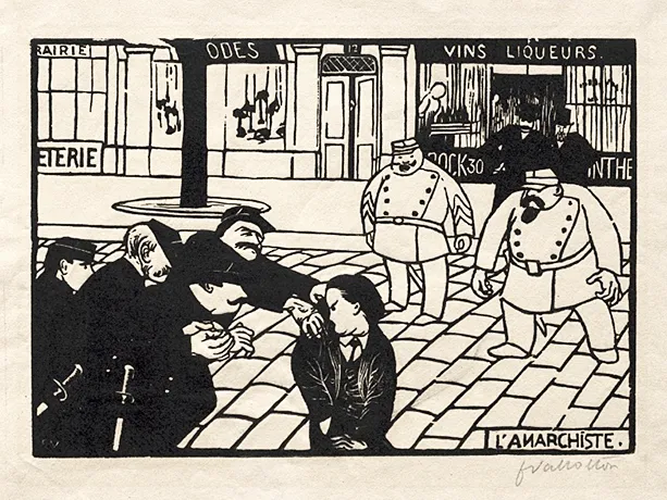 El anarquista, 1892, Félix Vallotton