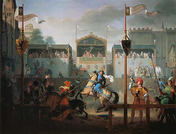El Torneo, 1812, Pierre Révoil El Torneo, 1812, Pierre Révoil