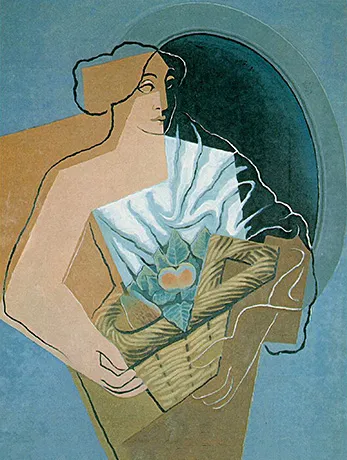 Mujer con cesta, 1927, Juan Gris