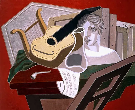 La mesa del músico, 1926, Juan Gris
