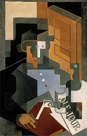El hombre de Touraine, 1918, Juan Gris