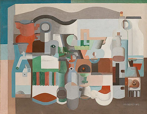 Nature morte aux nombreux objets, 1923, Le Corbusier Nature morte aux nombreux objets, 1923, Le Corbusier