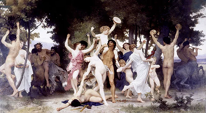 La juventud de Baco, 1884, William Bouguereau La juventud de Baco, 1884, William Bouguereau