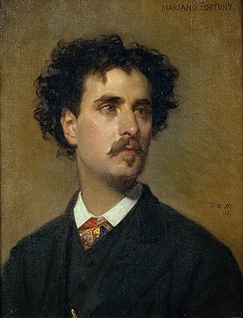Retrato de Mariano Fortuny, 1867, Federico de Madrazo Retrato de Mariano Fortuny, 1867, Federico de Madrazo