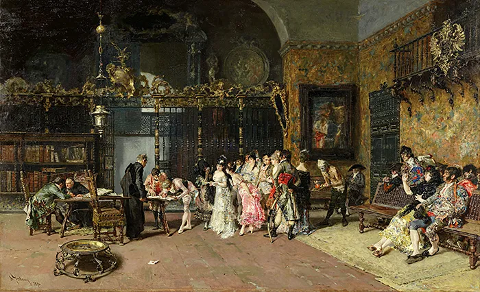 La vicaría, 1870, Mariano Fortuny Marsal La vicaría, 1870, Mariano Fortuny Marsal