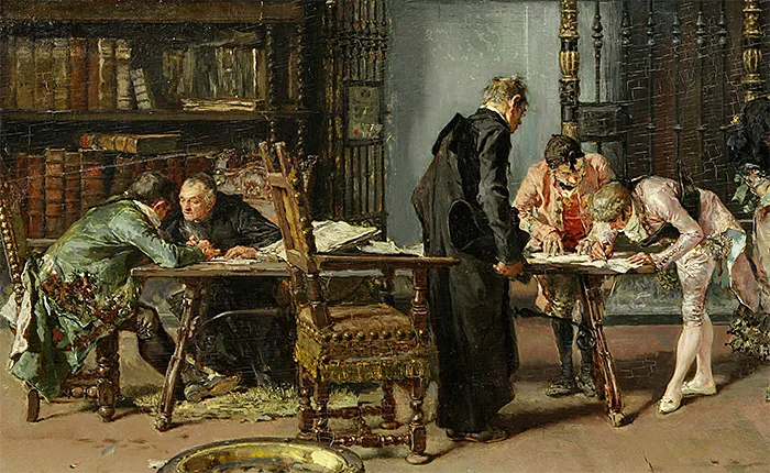 La vicaría, 1870, Mariano Fortuny Marsal La vicaría, 1870, Mariano Fortuny Marsal