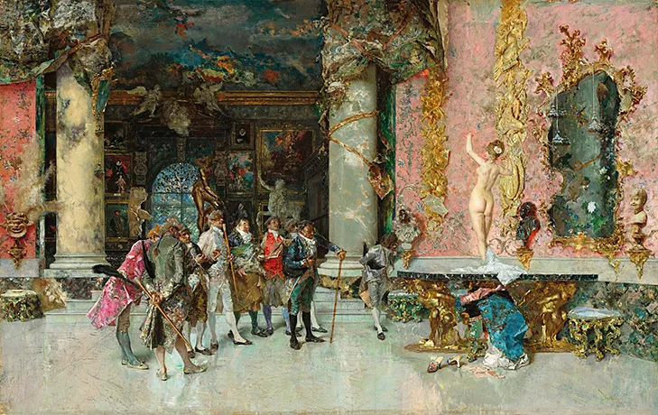 Elección de modelo, 1874, Mariano Fortuny Elección de modelo, 1874, Mariano Fortuny