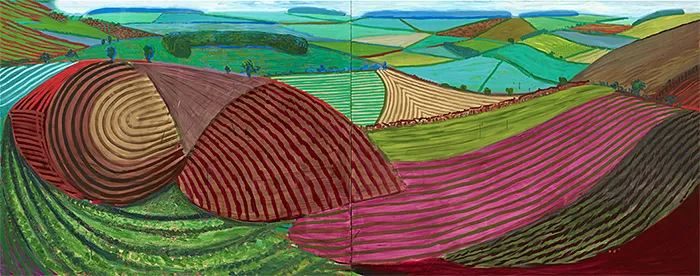 Double East Yorkshire, 1998, David Hockney Double East Yorkshire, 1998, David Hockney