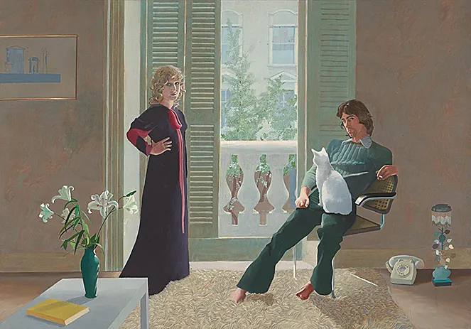 Mr. and Mrs. Clark and Percy, 1970-71, David Hockney Mr. and Mrs. Clark and Percy, 1970-71, David Hockney