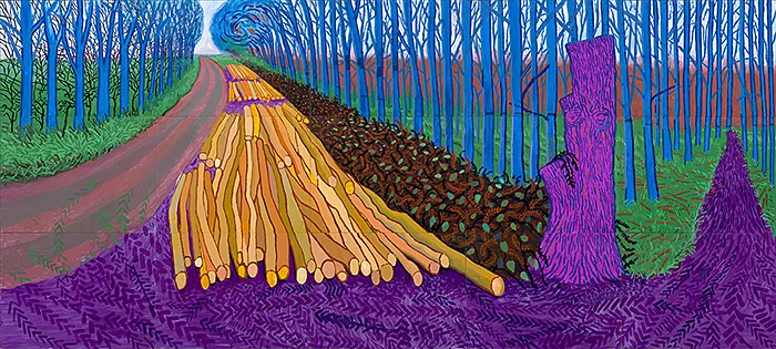 Winter Timber, 2009, David Hockney Winter Timber, 2009, David Hockney