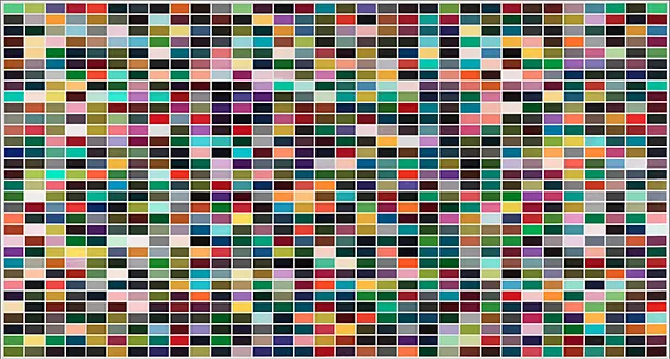 1024 Farben (1024 couleurs), 1973, Gerhard Richter 1024 Farben (1024 couleurs), 1973, Gerhard Richter