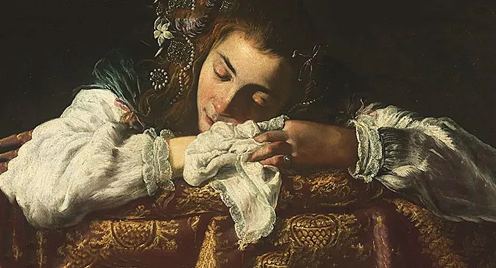 Joven durmiendo, hacia 1615-1620, Anónimo Joven durmiendo, hacia 1615-1620, Anónimo