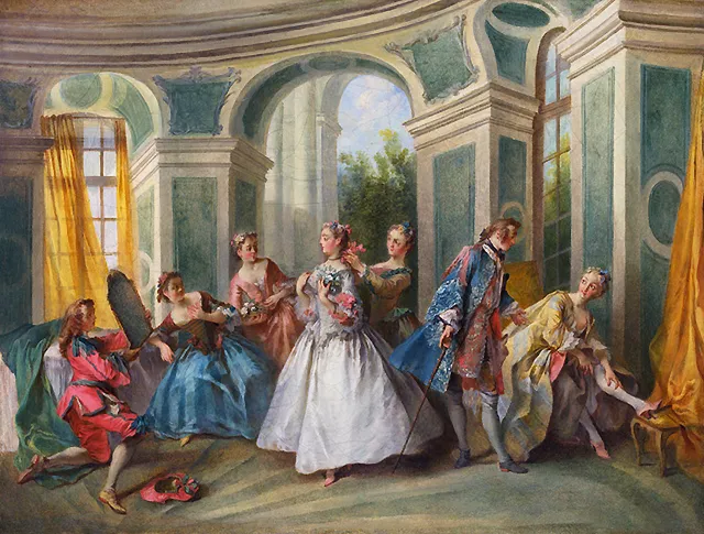 Les quatre âges de la vie : Jeunesse, 1733/34, Nicolas Lancret Les quatre âges de la vie : Jeunesse, 1733/34, Nicolas Lancret