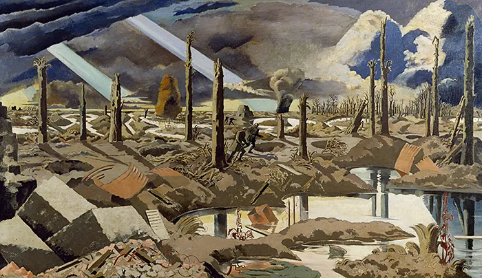 La ruta de Menin, 1919, Paul Nash