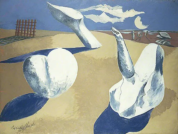 Paisaje nocturno, 1938, Paul Nash