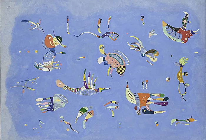 Bleu de ciel (Azul cielo), 1940, Kandinski