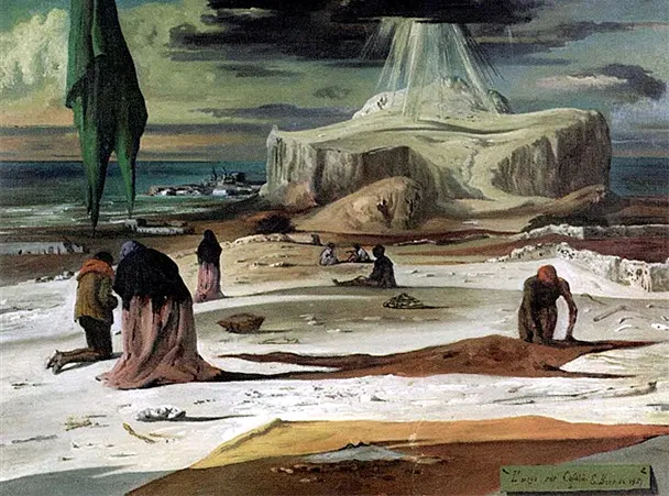 Orage sur Cefalù, 1937, Eugène Berman