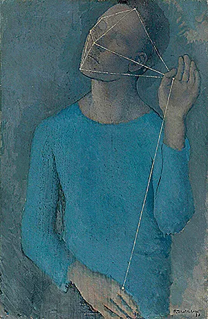 Blue Boy with String, 1927, Pavel Tchelitchew Blue Boy with String, 1927, Pavel Tchelitchew