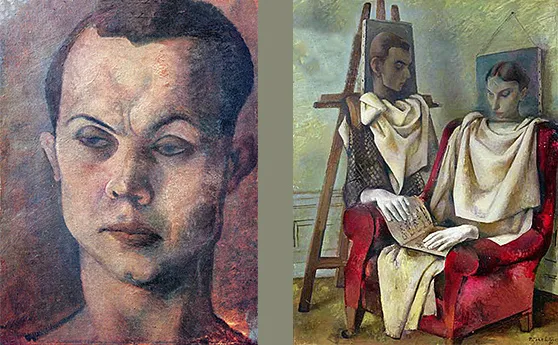 Portrait d’un homme, 1929 ; The Composer Igor Markevich and His Mother, 1930, Pavel Tchelitchew Portrait d’un homme, 1929 ; The Composer Igor Markevich and His Mother, 1930, Pavel Tchelitchew