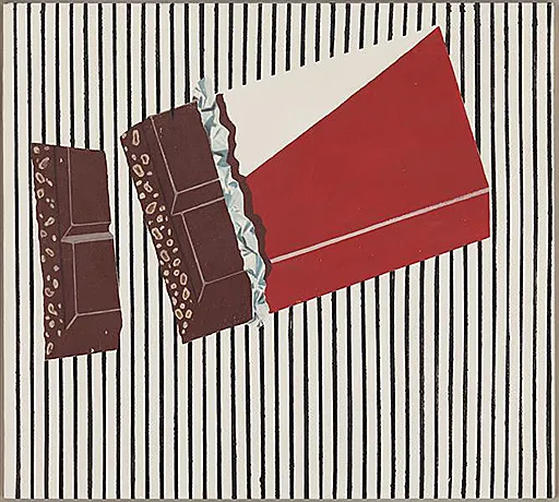 Chocolate Painting, 1964, Sigmar Polke