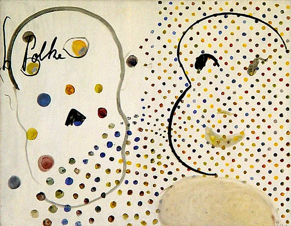 Kartoffelköppe (Mao + LBJ), 1964, Sigmar Polke