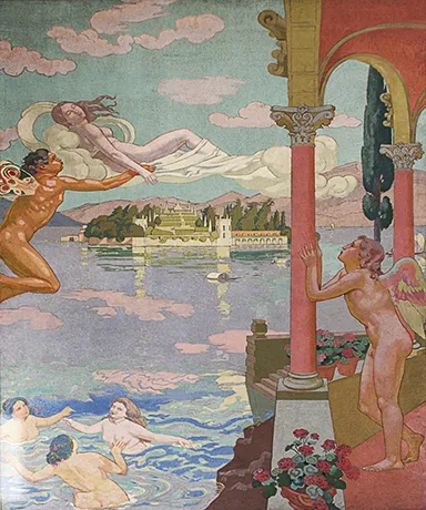 Psyché découvre que son mystérieux amant est l’Amour, 1908, Maurice Denis