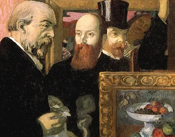 Hommage à Cézanne, détail, 1900, Maurice Denis
