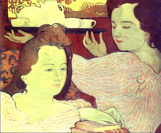Mystic Allegory or Tea, 1892, Maurice Denis